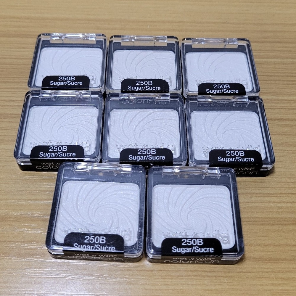 Wet N Wild Coloricon Eye Shadow Single 250B Sugar x8 sealed discontinued
